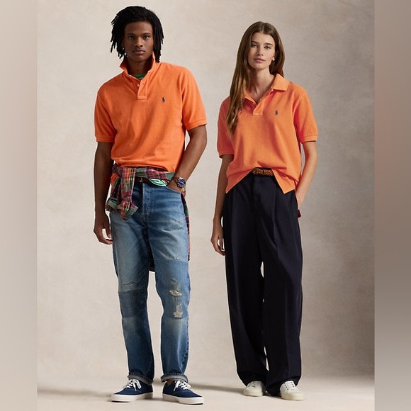 Original Fit Mesh Polo Shirt - Picture 1 of 7